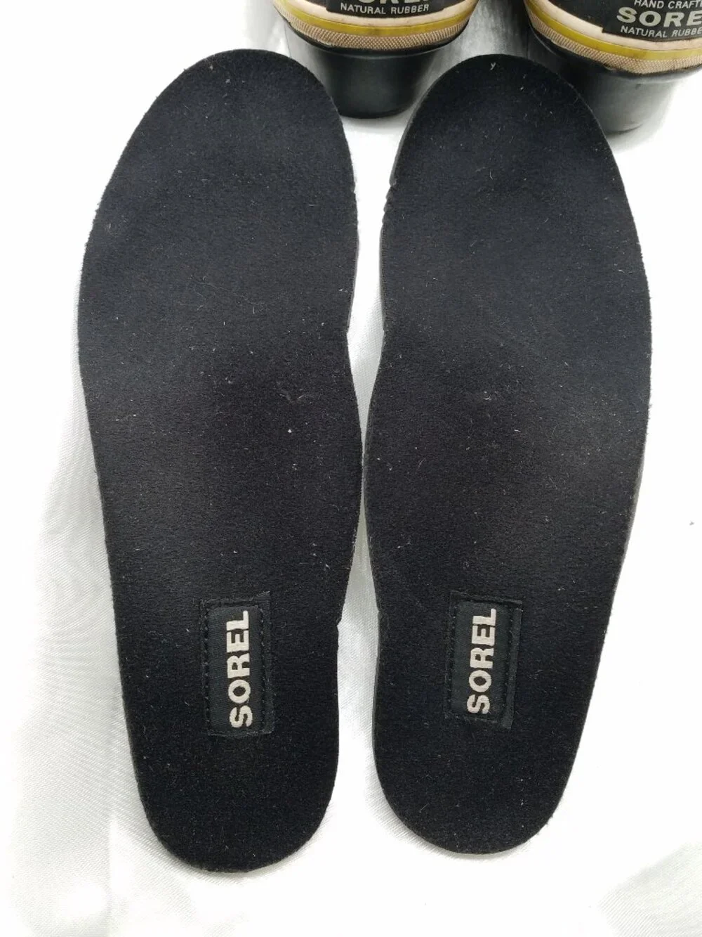 Sorel Slimpack 1964 Waterproof Duck Snow Boots Gray Black Women's Size 7.5 Lace